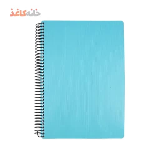 دفتر200برگ فنری طلقی اسپادانا طرح ابی فیروزه ای — تصویر ۲