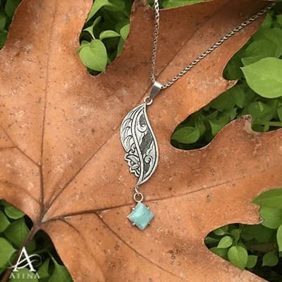 پلاک نقره زنانه نغمه — تصویر ۲