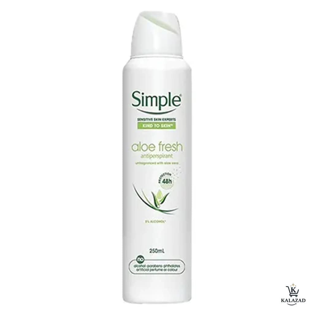 سیمپل اسپری بدنaloe fresh