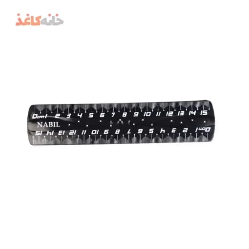 ست 3 تیکه خط کش گونیا نقاله مشکی نابیل — تصویر ۴