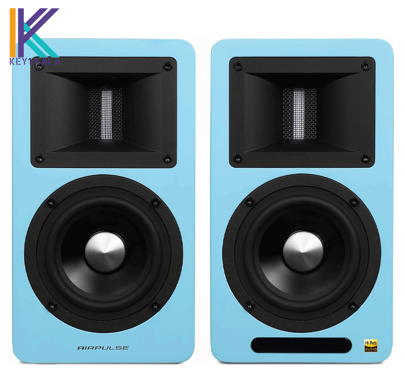 اسپیکر ادیفایر مدل Edifier speaker A80 wood styling tiffany Blue Air Pulse