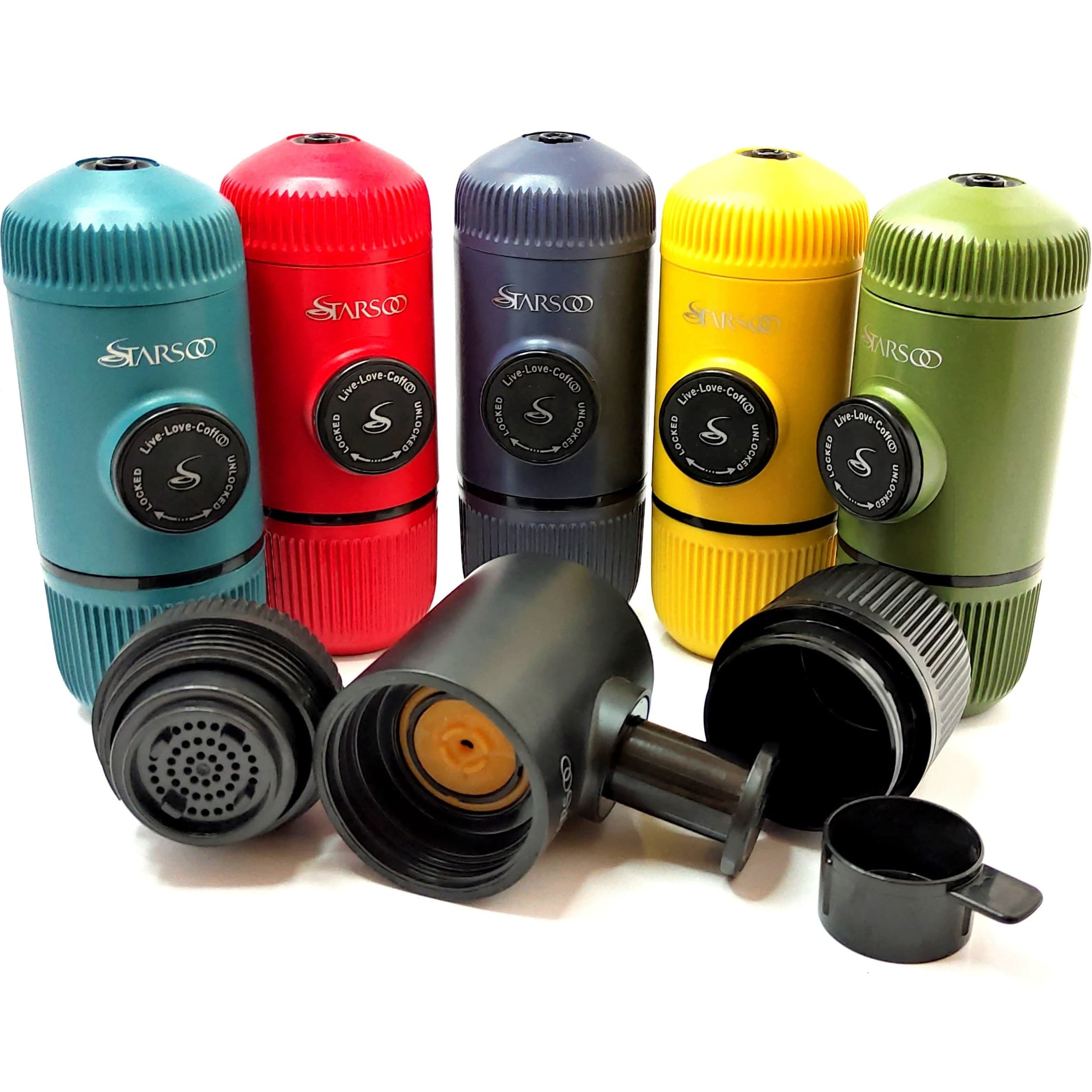 اسپرسوساز سفری استارسو مدل Nanopresso زرد — تصویر ۲