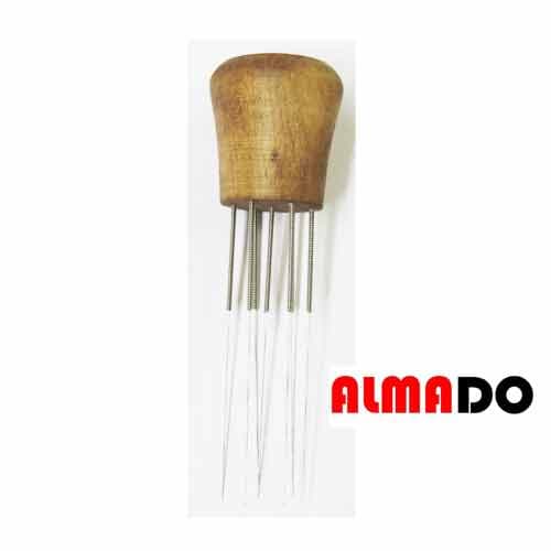 نیدل سوزنی دسته چوبی فنری مرغوب (بسته 5 عددی)
