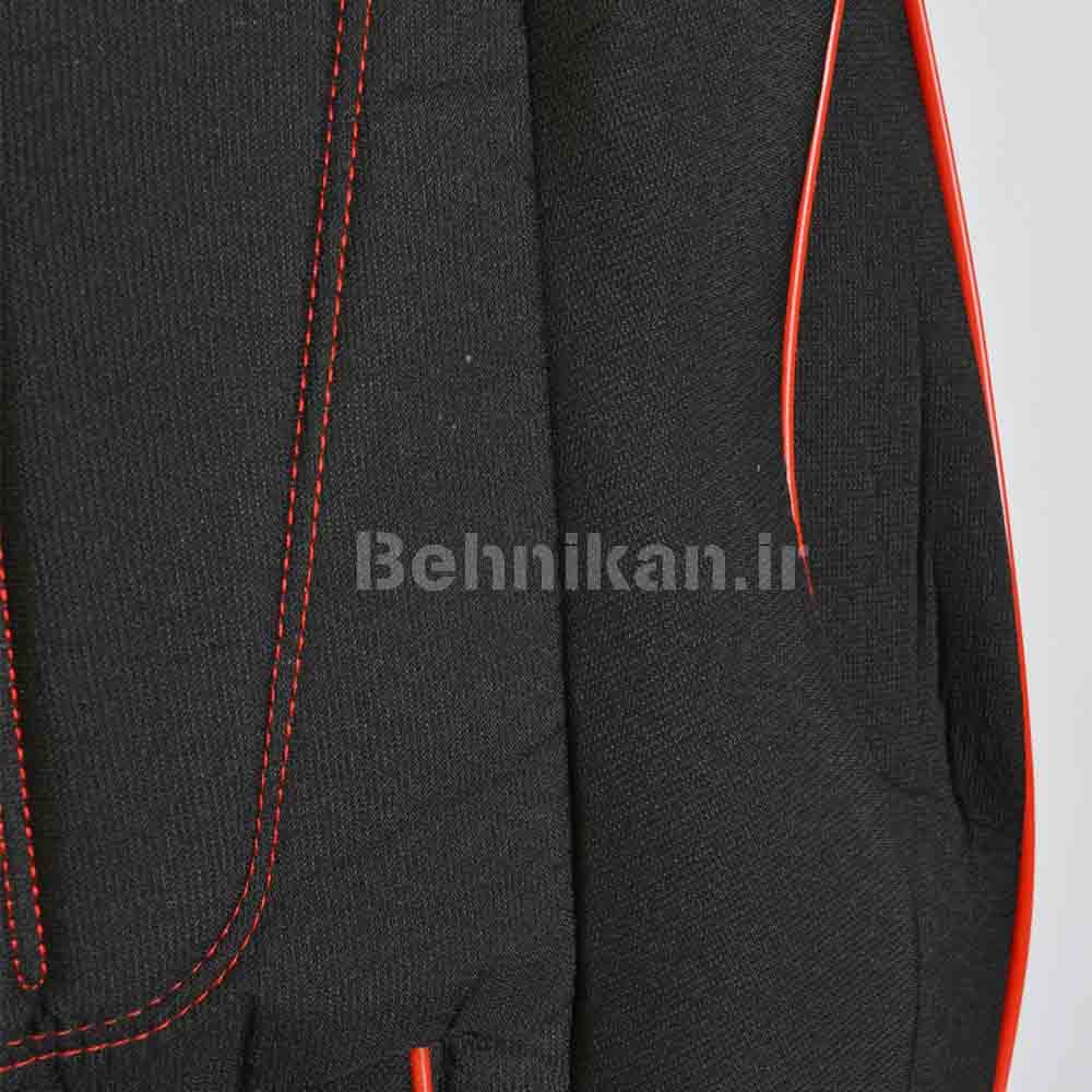 روکش صندلی پارچه تیار طرح گوچی برند رایکو مناسب سمند قدیم (95 و پایین تر) کد 95285 — تصویر ۴