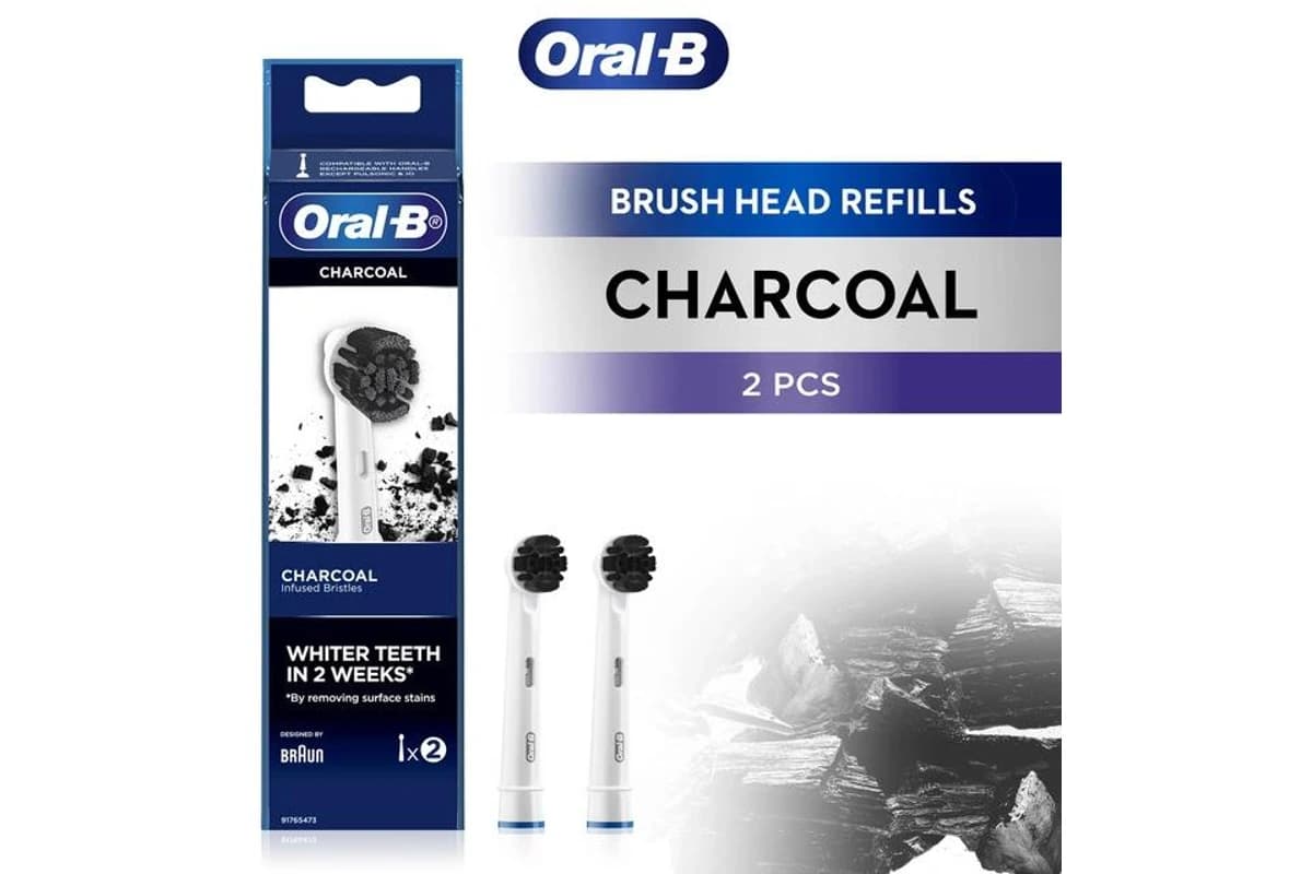 سری یدک مسواک برقی 2عددی اورال بی charcoal — تصویر ۳