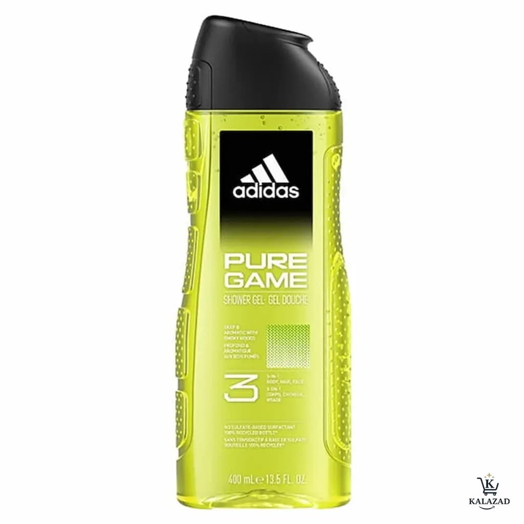 شامپو بدن آدیداس 400میل pure game — تصویر ۲