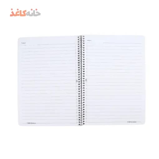 دفتر 80برگ فنری اسپادانا طرح بدمینتون — تصویر ۳
