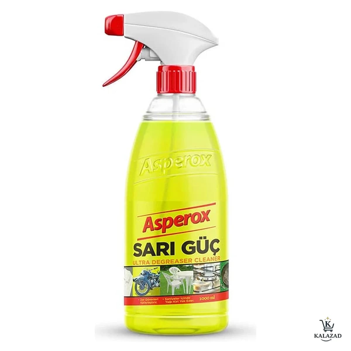 اسپری پاک کننده روغن اسپروکس Asperox مدل Sari Guc حجم 1000 میل