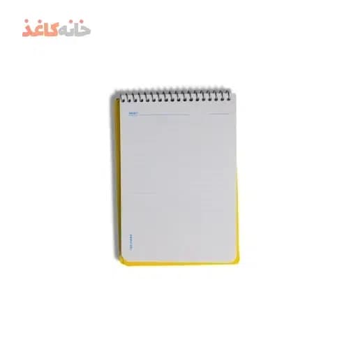 یادداشت 80برگ 1/8 طلقی فنر ازبالا رنگی اسپادانا طرح ابی پررنگ — تصویر ۳