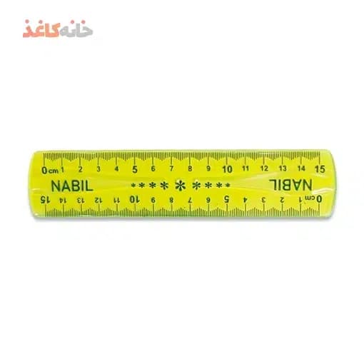 ست 3 تیکه خط کش گونیا نقاله زرد نابیل — تصویر ۳