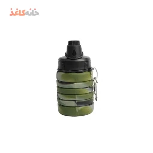 قمقمه سیلیکونی تاشو طرح ارتشی — تصویر ۳