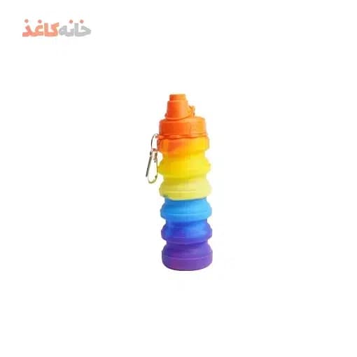 قمقمه سیلیکونی تاشو طرح بازی رنگ — تصویر ۲