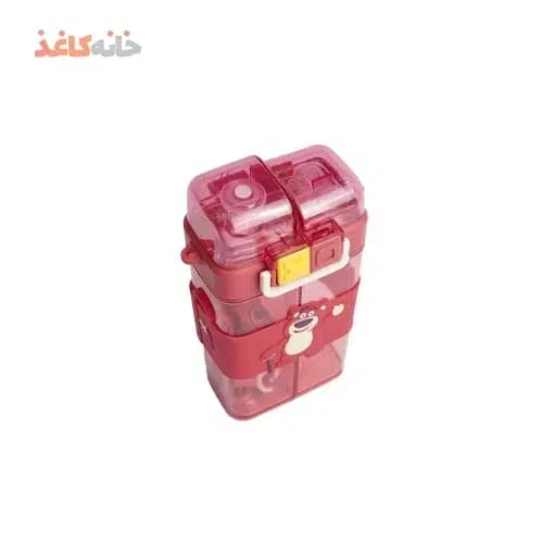 قمقمه دوحالته و دو مخزنه خارجی کد 8009 طرح خرس — تصویر ۴