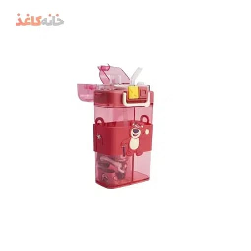 قمقمه دوحالته و دو مخزنه خارجی کد 8009 طرح خرس — تصویر ۵