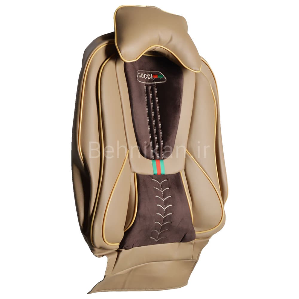 روکش صندلی چرم مخمل طرح GUCCI مناسب پژو 405 glx و پرشیا قدیم برند رایکو کد 39159