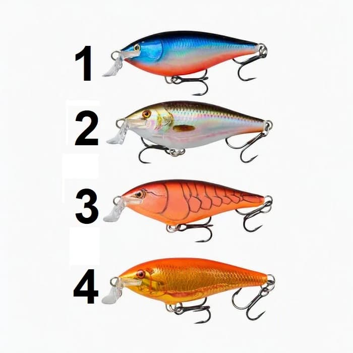 لور ماهیگیری اسپین راپالا Shallow Runner Shad Rap SSR-5 (5cm-5g) — تصویر ۲