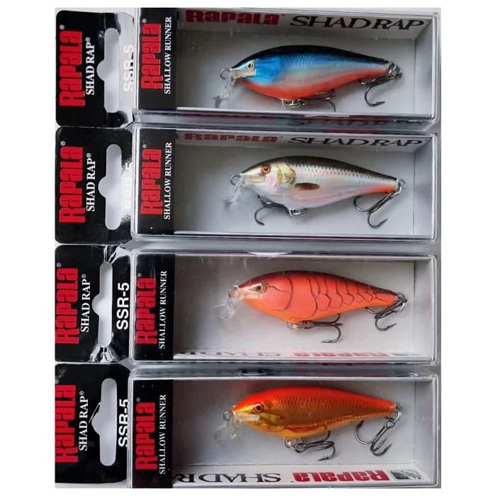 لور ماهیگیری اسپین راپالا Shallow Runner Shad Rap SSR-5 (5cm-5g) — تصویر ۵