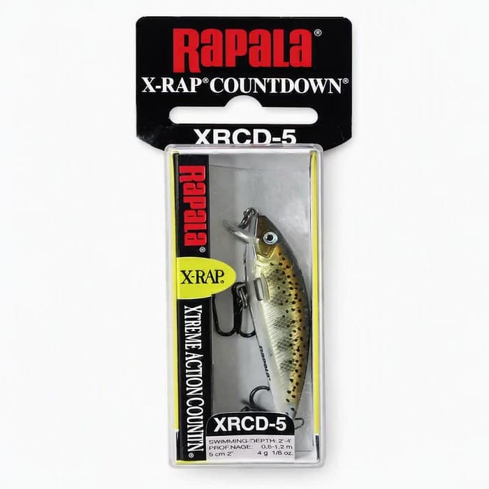 لور اسپین راپالا (5cm-4g) مدل Rapala X-Rap Countdown XRCD-5