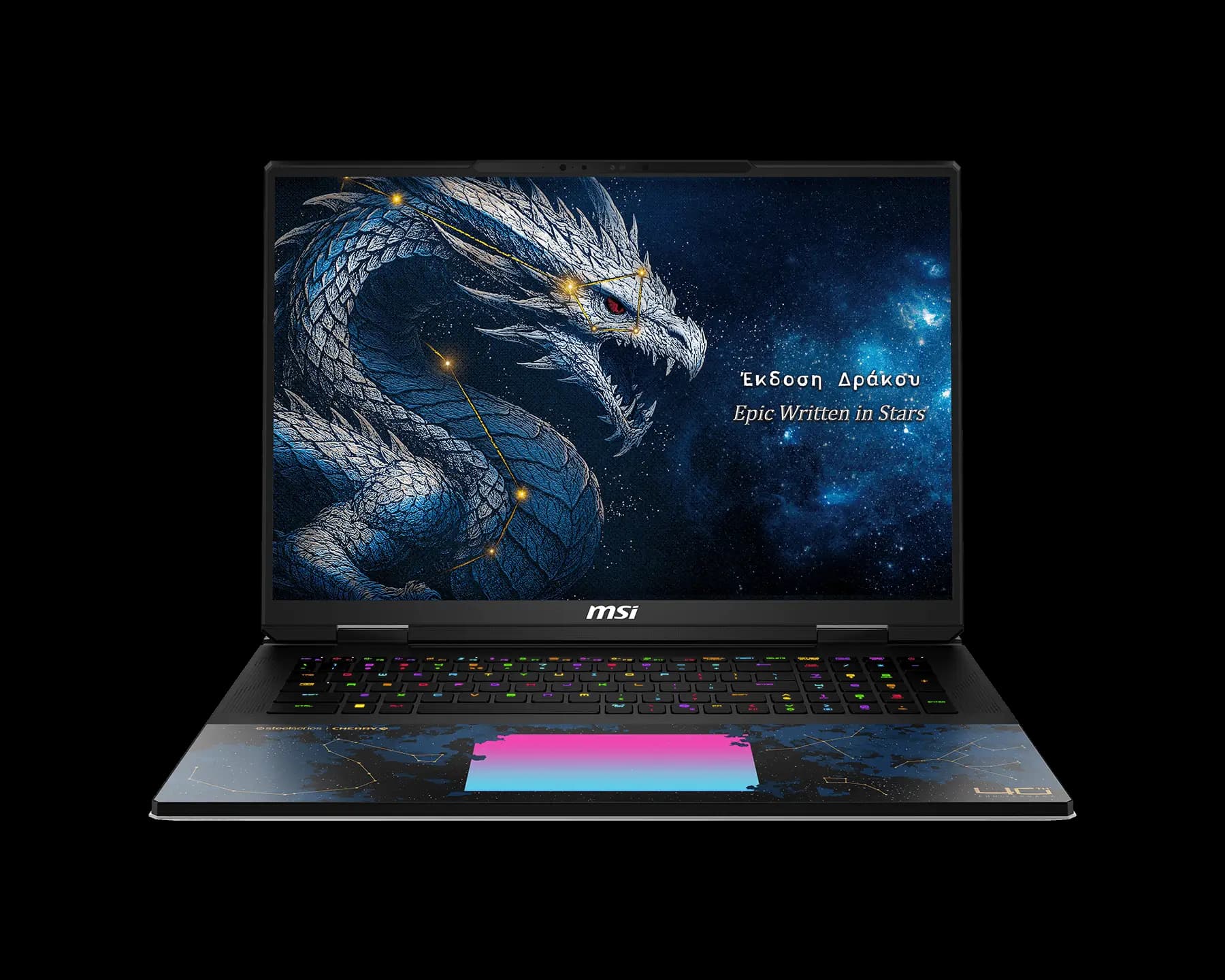 لپ تاپ 18 اینچی ام اس آی مدل Titan 18 HX Dragon Edition Draco Epic A2WJ-1218 Ultra 9-290HX Plus 96GB RAM 4TB SSD RTX5090 24GB