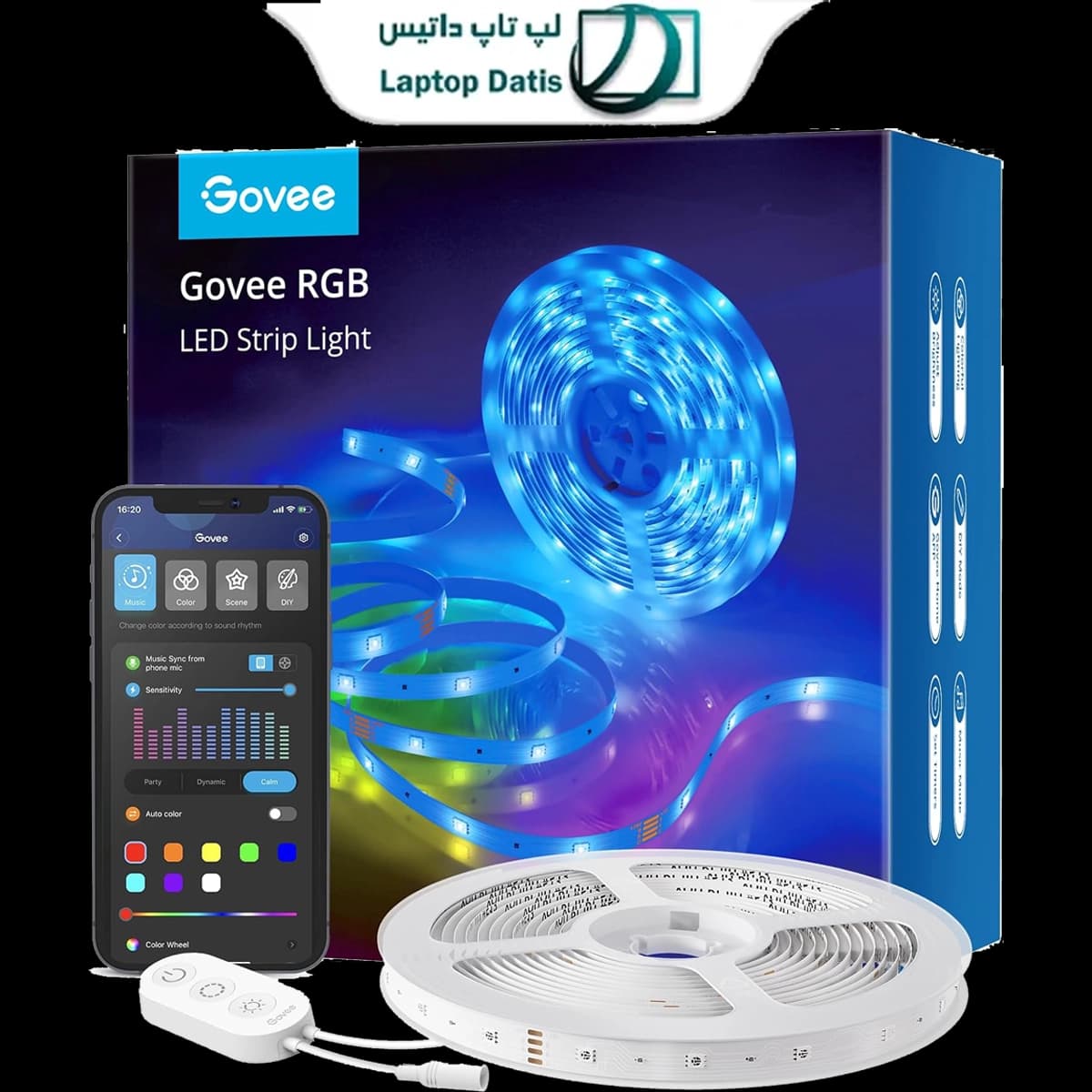 ریسه آر جی بی هوشمند گوویی Govee Led Strip Light Wi-Fi RGB