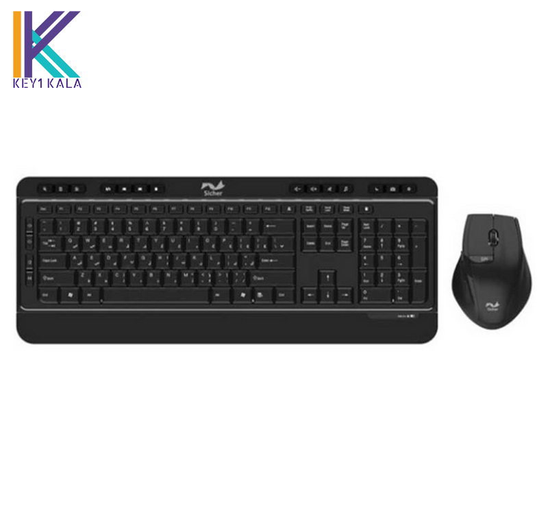 کیبورد و ماوس بی سیم زیچر مدل KM570