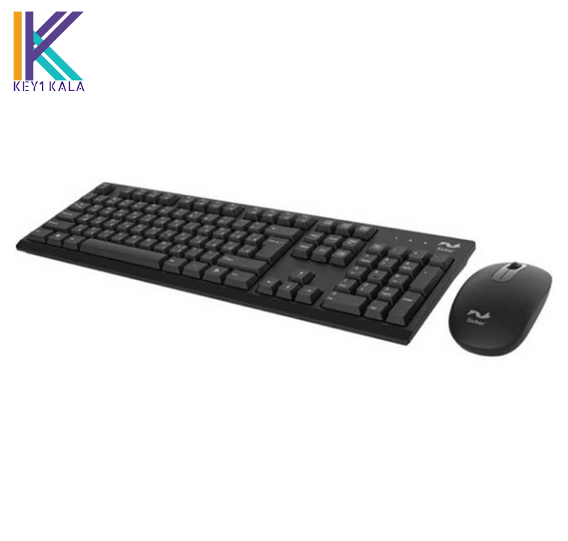کیبورد و ماوس بی سیم زیشا مدل KM225