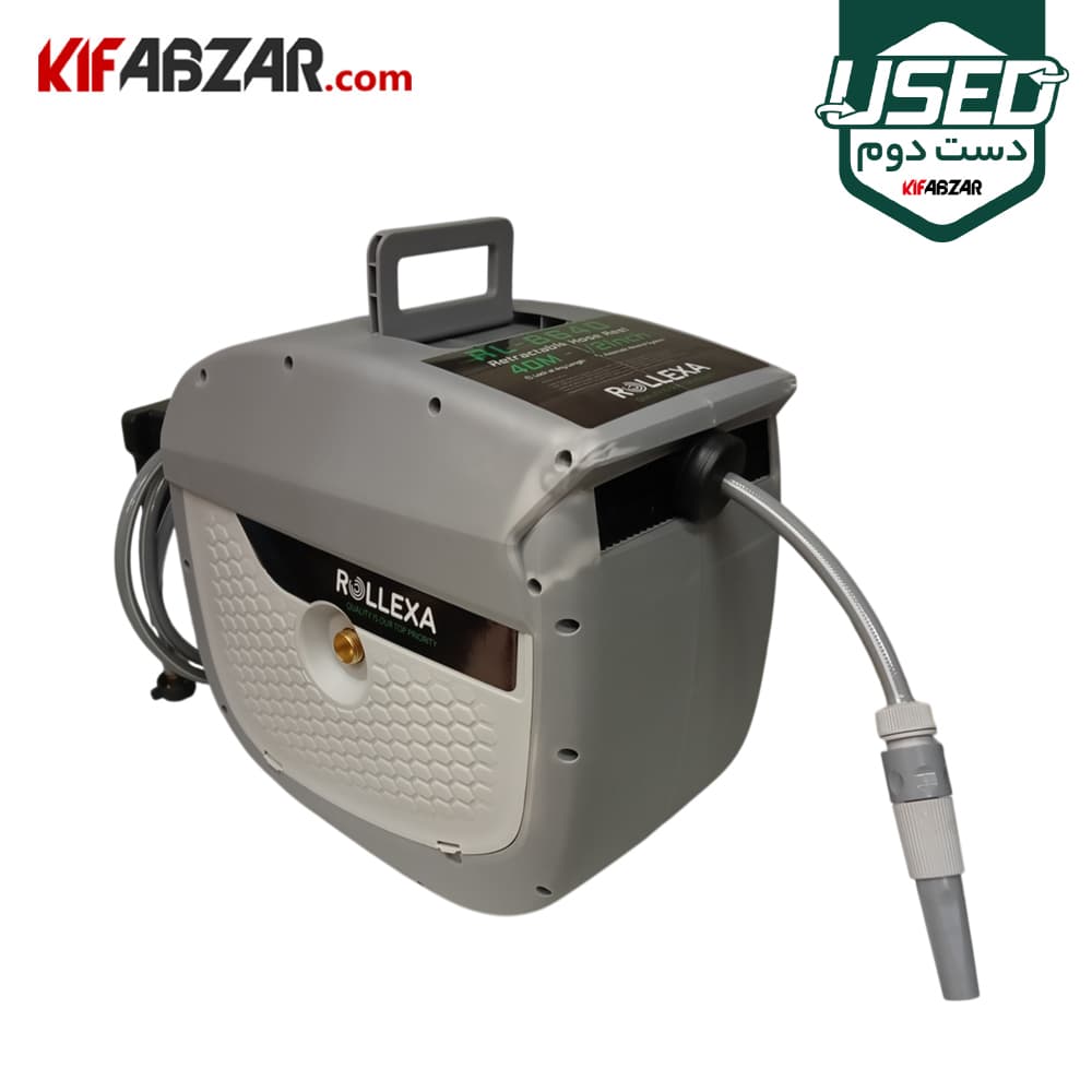 شلنگ جمع کن 40 متری اتومات رولکسا مدل RL-8640 دست دوم — تصویر ۲