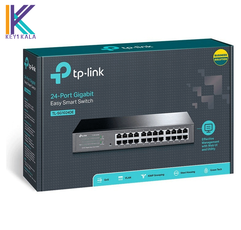 سوئیچ 24 پورت تی پی لینک TL-SG1024DE — تصویر ۳