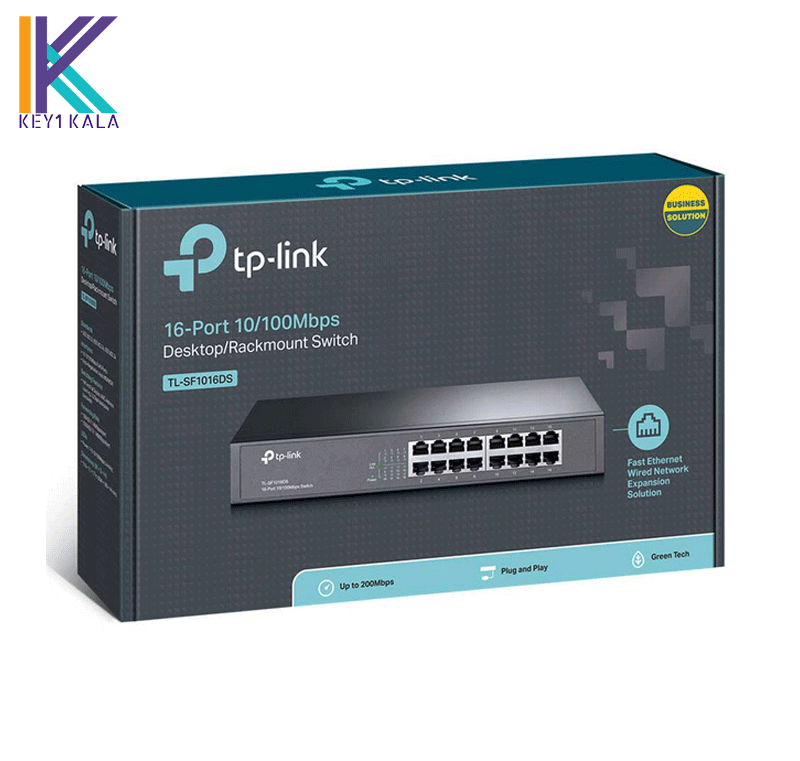 سوییچ 16 پورت TP-Link مدل TL-SF1016DS — تصویر ۲