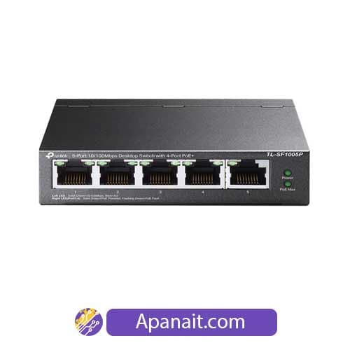 سوئیچ ۵ پورت تی پی-لینک مدل TL-SF1005P با ۴ پورت POE — تصویر ۴