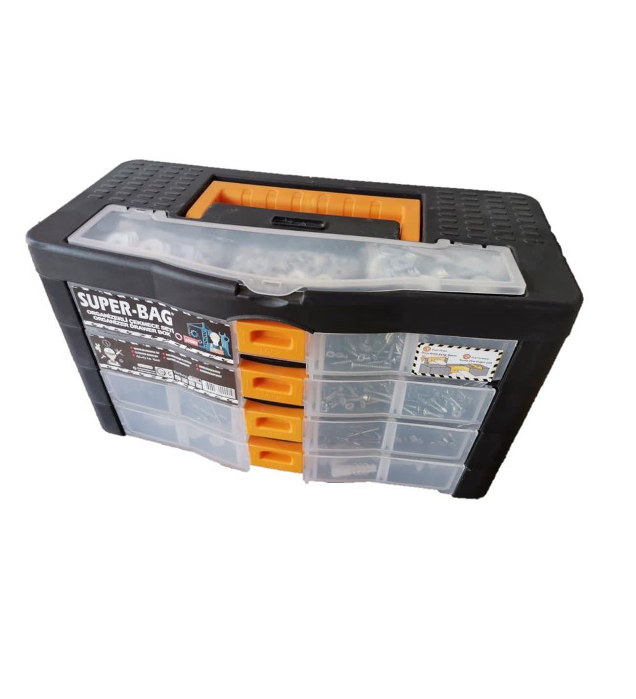 جعبه ویترین قلاب و ابزار مدل ASR-2058 سوپربگ (Superbag) ترکیه