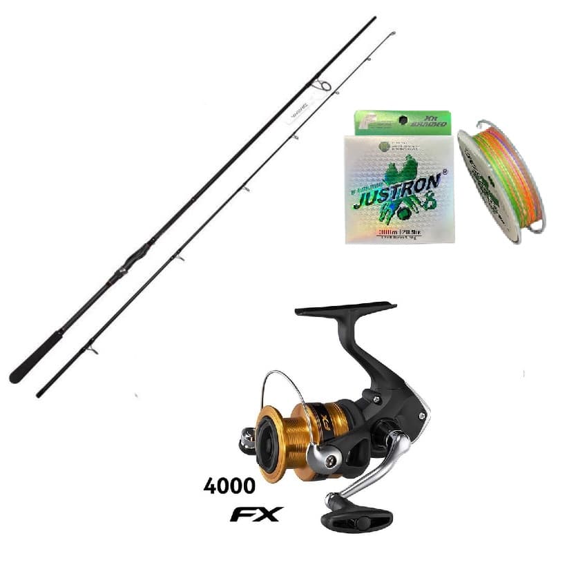 ست اسپین آب شیرین سنگین و آب شور سبک (Spinning Combo) TH-HF244