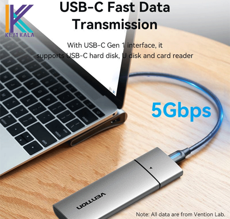 هابPD Docking Station 0.25m Gray Metal Type Multi-function USB-C to HDMI — تصویر ۴