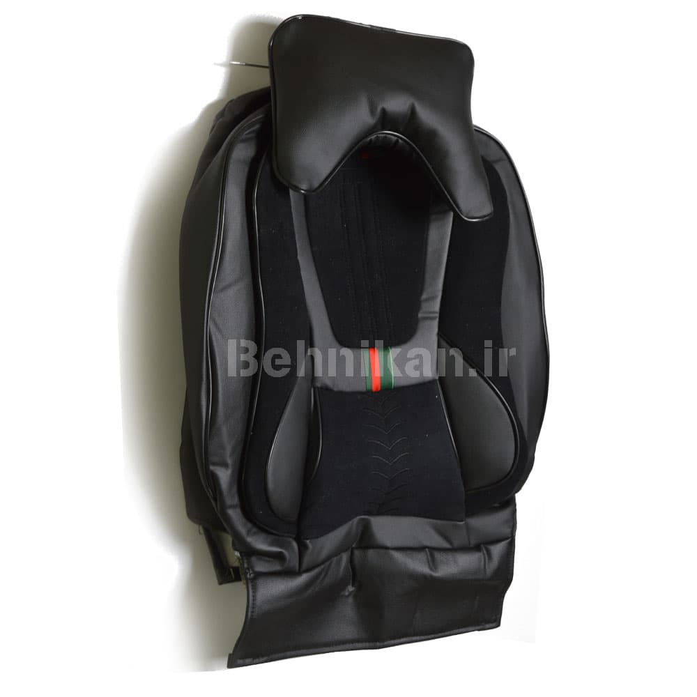روکش صندلی چرم مخمل طرح GUCCI مناسب پژو 405 glx و پرشیا قدیم برند رایکو کد 71375 — تصویر ۲