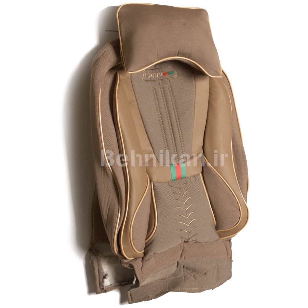 روکش صندلی پارچه برزنت سنگین طرح GUCCI برند رایکو مناسب پژو 405 glx و پرشیا قدیم کد 54499