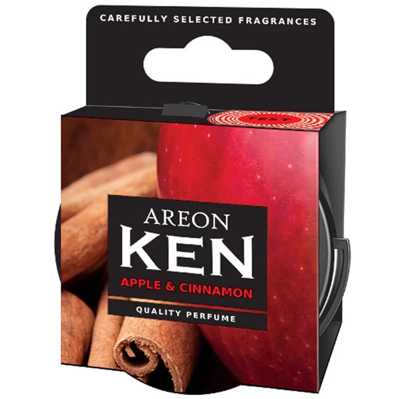 خوشبو کننده خودرو Ken Areon رایحه Apple And Cinnamon کد 56556 — تصویر ۲
