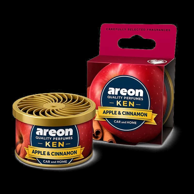 خوشبو کننده خودرو Ken Areon رایحه Apple And Cinnamon کد 56556 — تصویر ۳