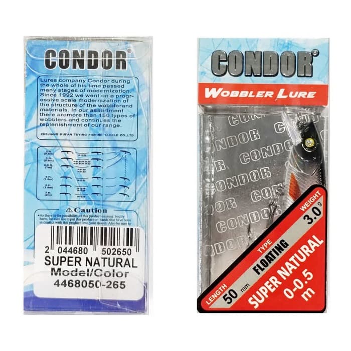 لور قزلی 5cm- 3g کندور CONDOR SUPER NATURAL 4468050 — تصویر ۴