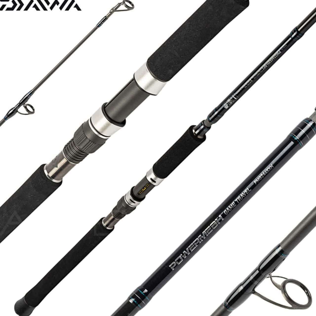چوب ماهیگیری 4 تکه مسافرتی دایوا Daiwa powermesh game travel pmg244h — تصویر ۲