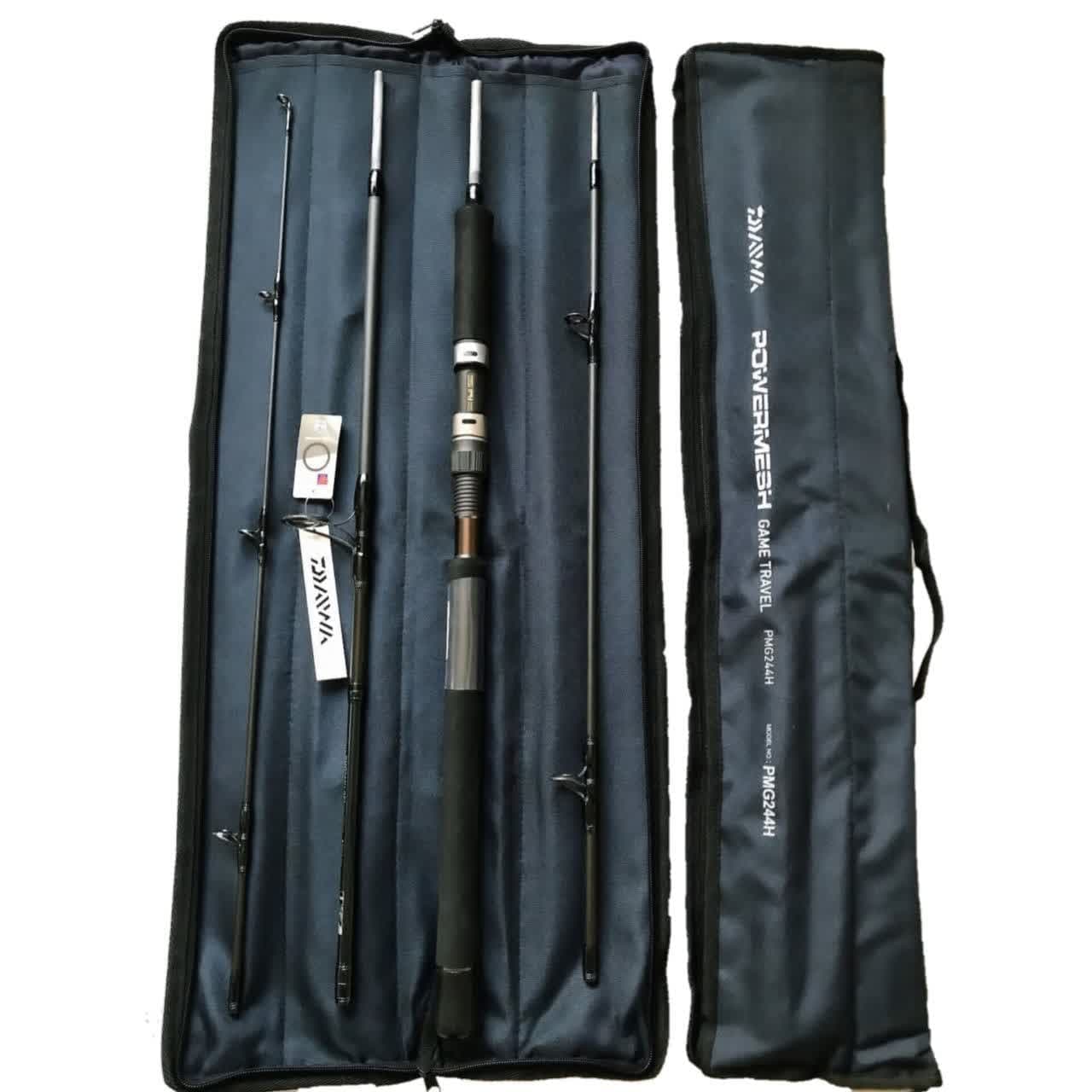 چوب ماهیگیری 4 تکه مسافرتی دایوا Daiwa powermesh game travel pmg244h