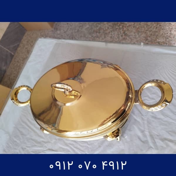 سوفله خوری بیضی 2 لیتری مدل کامل طلایی