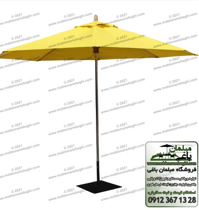 چتر باغی پایه وسط4متری — تصویر ۳