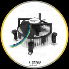 فن پردازنده رویال مدل LN-COOLER-775-1155 — تصویر ۲
