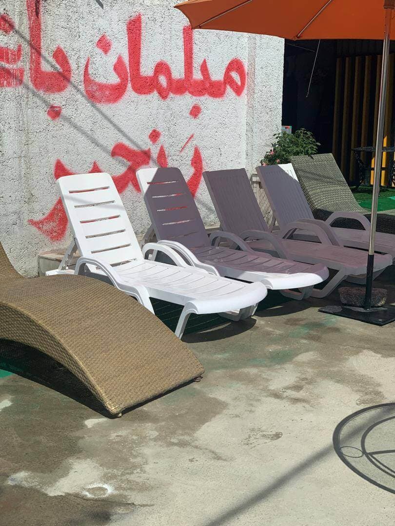 تخت کنار استخری پلاستیک مدل اوانگارد وارداتی ترکیه — تصویر ۴