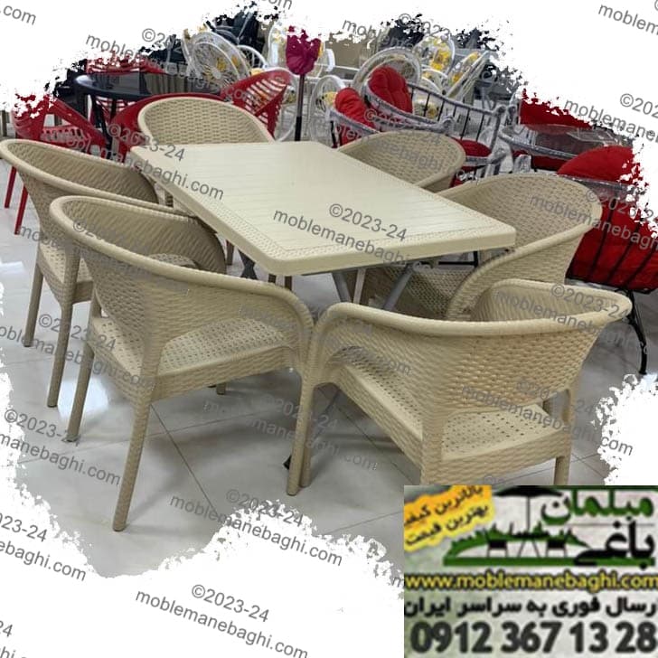 ست 6نفره میز وصندلی نهار خوری ناصر — تصویر ۳