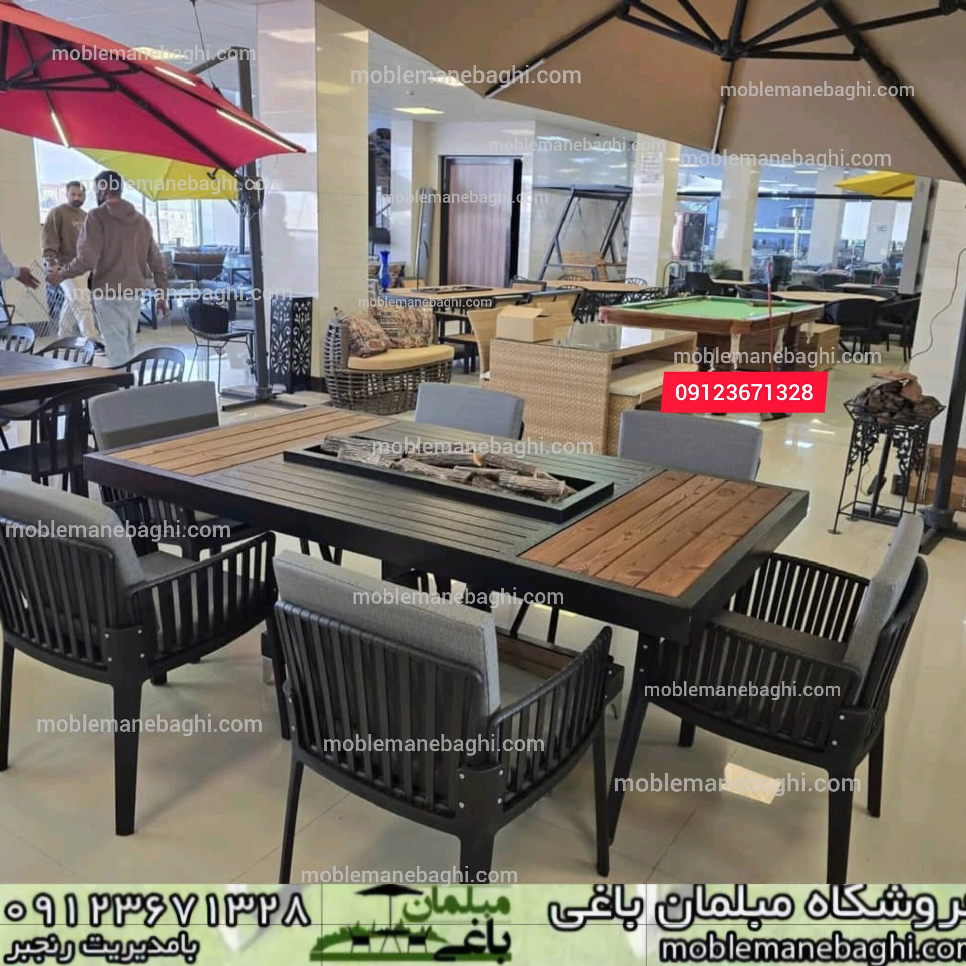 اتشدان مستطیل مدل دات کام — تصویر ۲