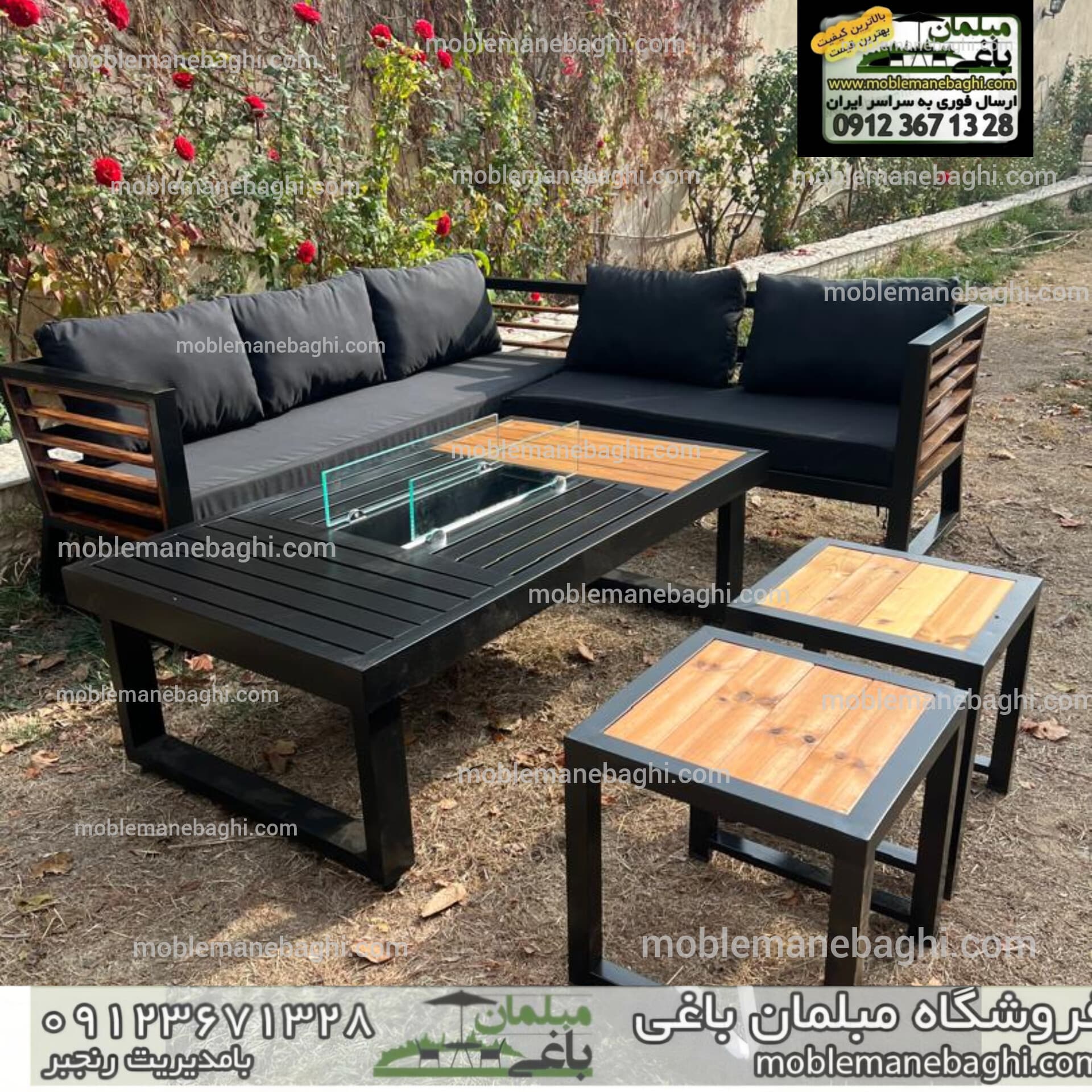 ست کامل مبل ال مبلمان باغی