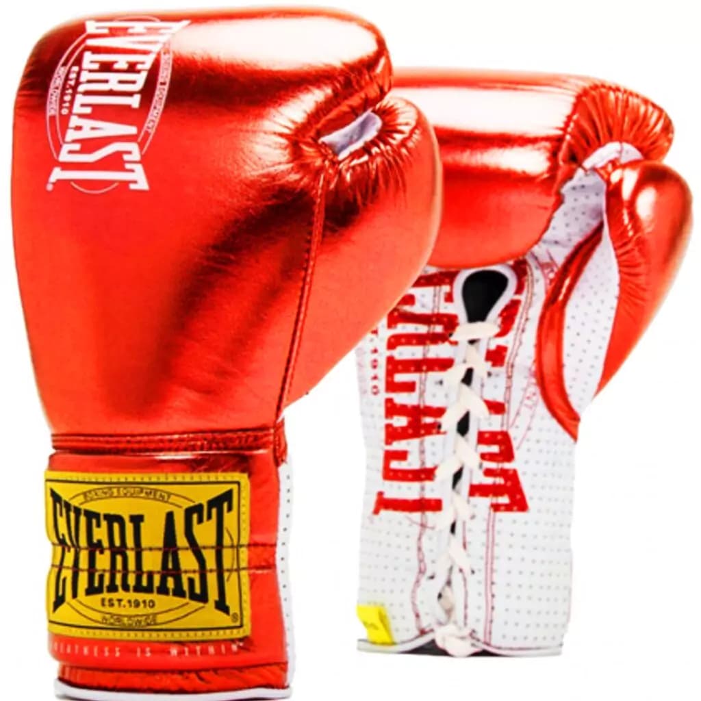 دستکش بوکس بندی چرم حرفه ای اورلست Everlast 1910 Pro Sparring Laced