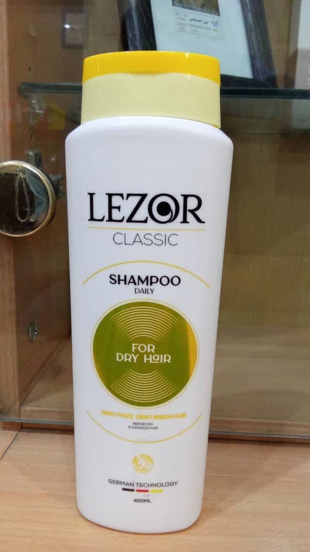 شامپو مناسب موهای خشک لزور Lezor