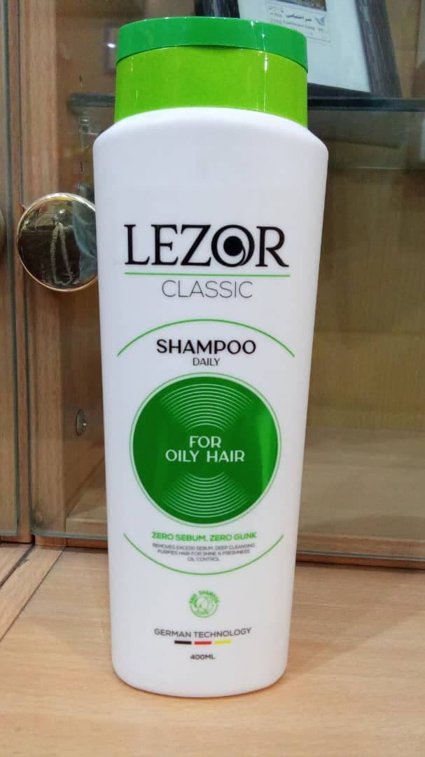 شامپو مخصوص موهای چرب Lezor